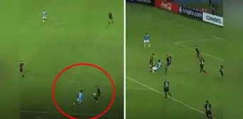 Grimaldo y la espectacular jugada que terminó en gol de Ávila: 'sombrerito' y pase en el área Grimaldo y la espectacular jugada que terminó en gol de Ávila: 'sombrerito' y pase en el área