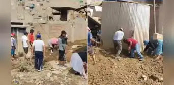 Delegaciones de Puno apoyan con faena de limpieza a viviendas afectadas por huaicos en Lima