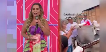 Ethel reconoce a chef del pueblo por la donación que se adjudicó su programa: "Gracias por la carapulcra"