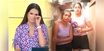 Lorena Álvarez se quiebra al conocer historia de estudiante afectada por huaicos en Chosica Lorena Álvarez se quiebra al conocer historia de estudiante afectada por huaicos en Chosica