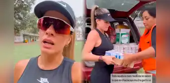 Alejandra Baigorria lleva víveres y reparte almuerzos en Chaclacayo tras huaicos: "Regresaré con ayuda" Alejandra Baigorria lleva víveres y reparte almuerzos en Chaclacayo tras huaicos: "Regresaré con ayuda"