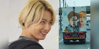 Camión 'BTS' pasea por calles de Lima: rostros de Jimin y Jin fueron pintados en carrocería Camión 'BTS' pasea por calles de Lima: rostros de Jimin y Jin fueron pintados en carrocería