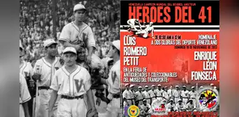 ¿Quiénes fueron los ‘Héroes del 41’ en el béisbol de Venezuela?