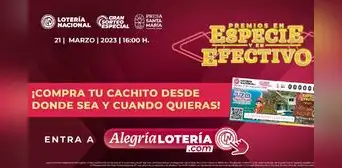 Lotería Nacional México: gran sorteo especial HOY, 19 de marzo Lotería Nacional México: gran sorteo especial HOY, 19 de marzo