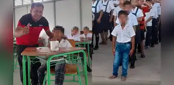 ¿Qué pasó con Armando, el niño que asistió a clases sin zapatos ni uniforme completo?
