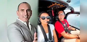 Rafael Fernández se luce enamorado al lado de joven aeromoza: "2 pilotos en el aire" Rafael Fernández se luce enamorado al lado de joven aeromoza: "2 pilotos en el aire"