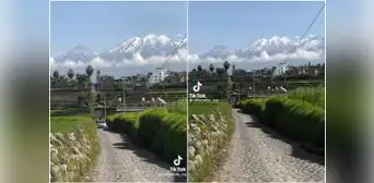 “Solo quiero llorar, es demasiado hermoso”: tiktoker se emociona grabando paisaje arequipeño “Solo quiero llorar, es demasiado hermoso”: tiktoker se emociona grabando paisaje arequipeño