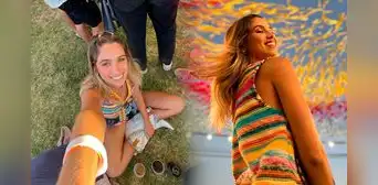 Karime Scander se roba las miradas en Lollapalooza Chile: ¿cuál fue el outfit de la actriz?