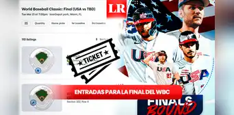 Clásico Mundial de Béisbol 2023: ¿cómo y dónde comprar entradas para la final?