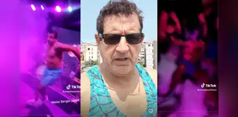 Sergio Galliani muestra herida que le dejó fuerte caída en concierto: "Agradezco la preocupación"