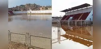 “No es una laguna, es un estadio”: recinto deportivo de Trujillo lleva 10 días con agua estancada “No es una laguna, es un estadio”: recinto deportivo de Trujillo lleva 10 días con agua estancada