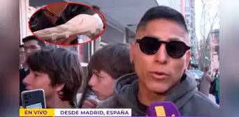 Niños españoles se emocionaron por conocer a Raúl Ruidíaz y le pidieron que firme sus chimpunes