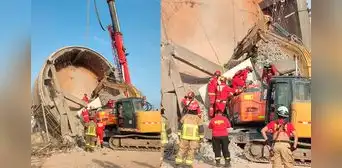 Una persona continúa atrapada tras accidente durante una demolición en el Cercado de Lima Una persona continúa atrapada tras accidente durante una demolición en el Cercado de Lima