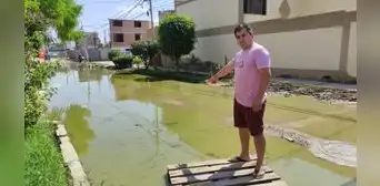 Entre colapsos de desagüe y agua de lluvia estancada: la dura realidad de los chiclayanos Entre colapsos de desagüe y agua de lluvia estancada: la dura realidad de los chiclayanos