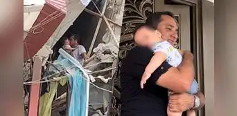 "Sentía que estaban vivas": el emotivo relato del padre que rescató a su esposa e hija de los escombros