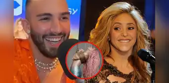 "Shakira huele rico": Manuel Turizo confirmaría gran acercamiento en videoclip de "Copa vacía" "Shakira huele rico": Manuel Turizo confirmaría gran acercamiento en videoclip de "Copa vacía"