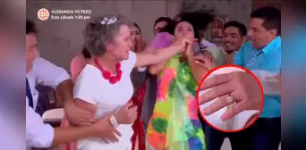 Teresita se asfixia al tragarse anillo tras pelea con Eva: así enfrentó a la villana de "AFHS"