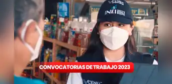 ¿Eres estudiante o egresado? INEI lanza convocatoria con sueldos de hasta S/4.000 ¿Eres estudiante o egresado? INEI lanza convocatoria con sueldos de hasta S/4.000