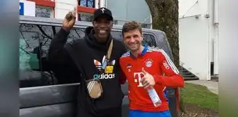 ¡'Cuto' Guadalupe y Thomas Müller juntos! El más grande 'crossover' en la previa del Perú vs. Alemania