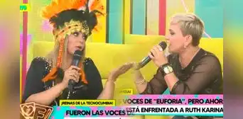 Ruth Karina y Ana Kohler protagonizan tenso momento en entrevista: tuvieron que separarlas Ruth Karina y Ana Kohler protagonizan tenso momento en entrevista: tuvieron que separarlas