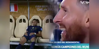 Messi y su provocador canto en el festejo de Argentina: “Un minuto de silencio... para Francia”
