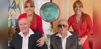 Padre de Magaly Medina recibió homenaje de la Policía Nacional por sus 30 años de servicio