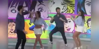 Rodrigo González y Alessandra Fuller liman asperezas en vivo y se atreven a bailar juntos Rodrigo González y Alessandra Fuller liman asperezas en vivo y se atreven a bailar juntos