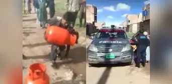 Ciudadanos capturan presunto ladrón y lo obligan a caminar como pato Ciudadanos capturan presunto ladrón y lo obligan a caminar como pato