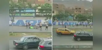 Comas: un enfrentamiento entre presuntos barristas dejó un herido y alarmó a los vecinos Comas: un enfrentamiento entre presuntos barristas dejó un herido y alarmó a los vecinos