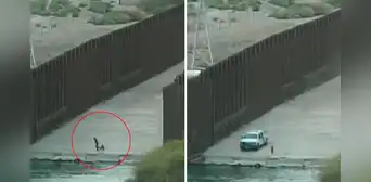 Rescatan a niño de 1 año tras ser abandonado por un contrabandista en la frontera de EE. UU. y México Rescatan a niño de 1 año tras ser abandonado por un contrabandista en la frontera de EE. UU. y México