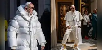 ¡Al estilo de Bad Bunny! Cibernautas hacen viral imágenes creadas por IA de papa Francisco con mucho flow