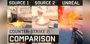 La mejor comparación de Counter-Strike 2 con Global Offensive y una versión en Unreal Engine