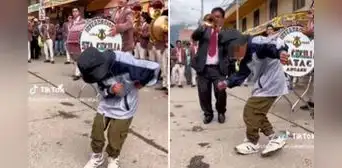 Niño huancaíno saca los pasos prohibidos y baila al ritmo de banda en plena calle: “Qué elegancia” Niño huancaíno saca los pasos prohibidos y baila al ritmo de banda en plena calle: “Qué elegancia”