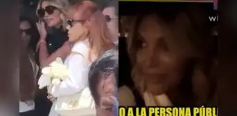 Jessica Newton tras asistir al velorio del padre de Magaly Medina: “Acompañé a mi amiga"
