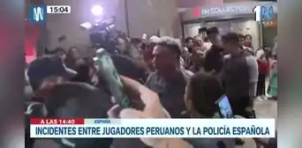 ¿Qué pasó con la selección peruana en España y por qué se habría originado la pelea con la policía?