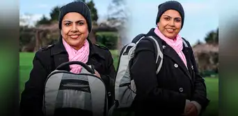 Selwa Hussain: la historia de la mujer que vive gracias a un corazón que lleva en su mochila Selwa Hussain: la historia de la mujer que vive gracias a un corazón que lleva en su mochila