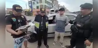 Abuelo y nieto son capturados por la Policía tras hurto de autopartes de vehículo en Chiclayo