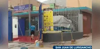 “La Municipalidad no viene”: invadió vereda para construir tienda y cochera que impiden libre tránsito “La Municipalidad no viene”: invadió vereda para construir tienda y cochera que impiden libre tránsito