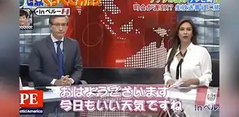 Federico Salazar y Verónica Linares: la vez que un programa japonés visitó su noticiero e hizo curiosa narración Federico Salazar y Verónica Linares: la vez que un programa japonés visitó su noticiero e hizo curiosa narración