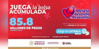 Sorteo Melate: Resultados de la Lotería Nacional HOY, 31 de marzo