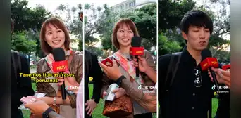Joven enseña a turistas japoneses jergas peruanas y causa sensación en TikTok: "Ya que ch*cha"
