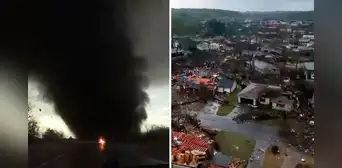 Violentos tornados en EE. UU. dejan a su paso desoladoras imágenes de destrucción en Arkansas Violentos tornados en EE. UU. dejan a su paso desoladoras imágenes de destrucción en Arkansas