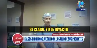 Falsos cirujanos atentan contra la salud por “tratamientos estéticos” con ácido hialurónico Falsos cirujanos atentan contra la salud por “tratamientos estéticos” con ácido hialurónico