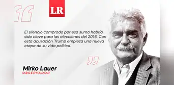 Trump en el banquillo, por Mirko Lauer Trump en el banquillo, por Mirko Lauer
