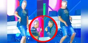 Grupo 5: Raúl Romero causó revuelo con sus curiosos pasos de baile en concierto de la orquesta