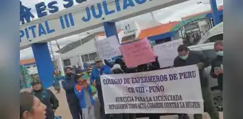 "¡Cadena perpetua!": enfermeras exigen justicia por caso de violación grupal en Puno "¡Cadena perpetua!": enfermeras exigen justicia por caso de violación grupal en Puno