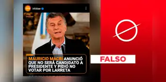 Mauricio Macri: Infobae no reportó que expresidente de Argentina pidió  “no votar” por Rodríguez Larreta en elecciones de 2023