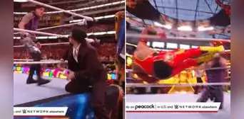 Bad Bunny ayudó a Rey Mysterio a vencer a su hijo Dominik en Wrestlemania 39