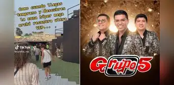 Peruana presume zona ultra VIP en concierto de Grupo 5 y se hace viral: “La favorita de Dios” Peruana presume zona ultra VIP en concierto de Grupo 5 y se hace viral: “La favorita de Dios”