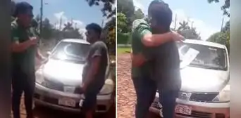Hombre sortea su auto para solventar la operación de su hija, pero el ganador se lo devuelve Hombre sortea su auto para solventar la operación de su hija, pero el ganador se lo devuelve